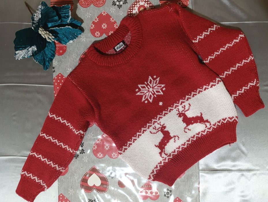 Светр дитячий новорічний