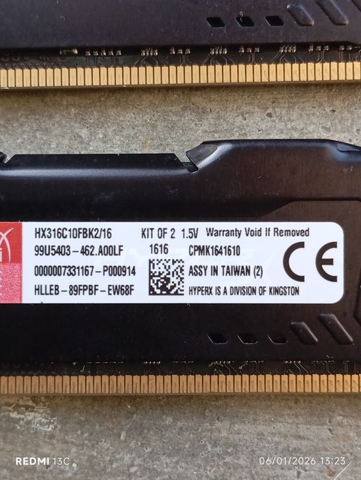 Kingston RAM Memory437637220160645122