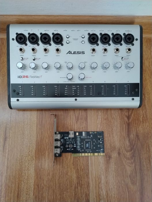 Alesis io26 interfejs audio 26 kanałów plus karta firewire.