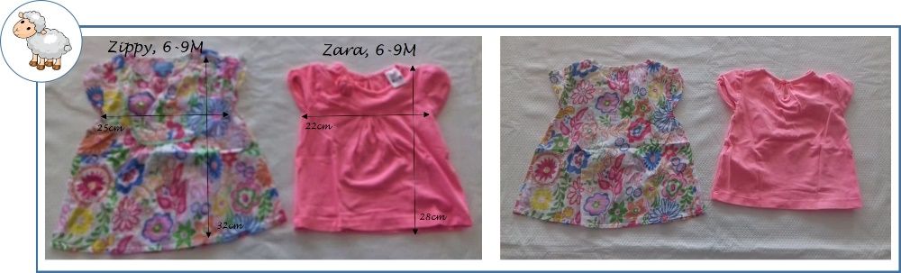 0-12Meses Menina Primavera/Verão - camisas, t-shirts e blusas