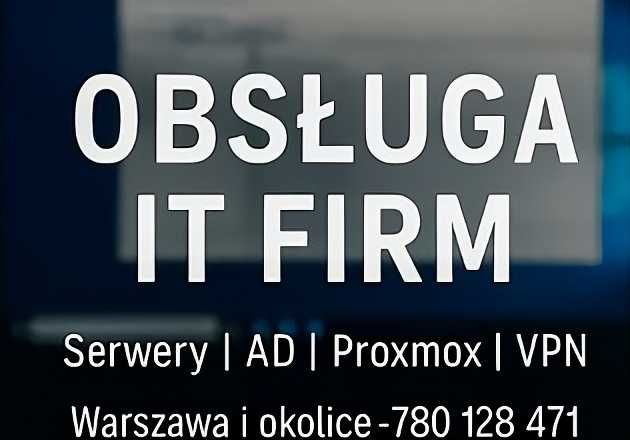 Kompleksowa obsługa IT dla firm Informatyk – serwery, sieć, laptopy, sprzęt, CCTV