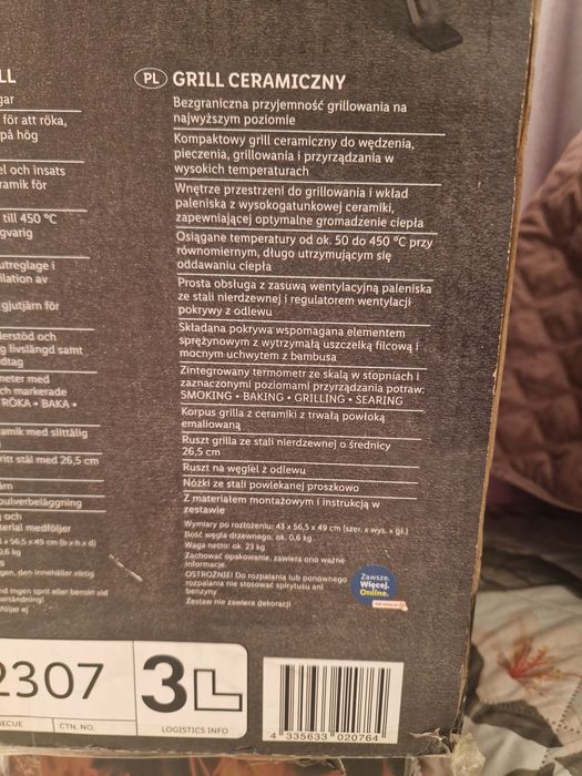 Grill ceramiczny