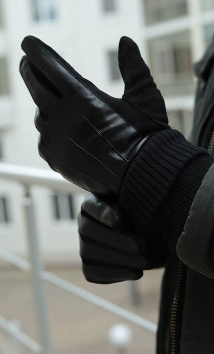 Перчатки чоловічі еко шкіра