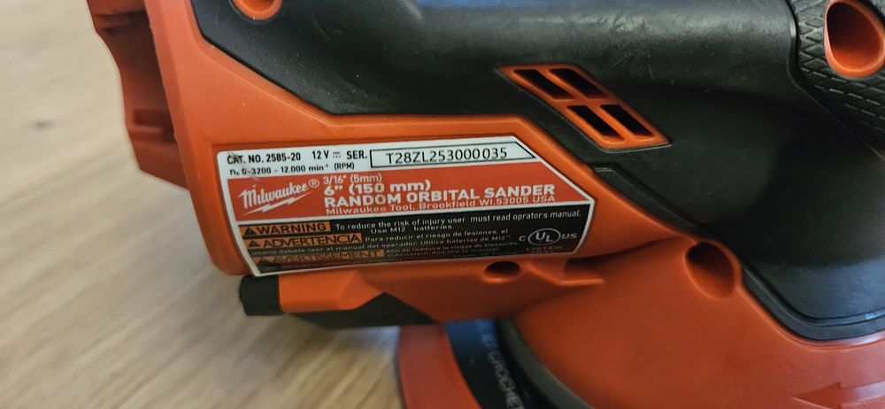 Milwaukee m12 fros5 szlifierka bezprzewodowa