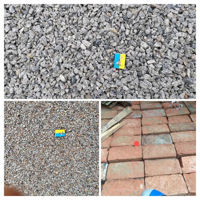 Щебень , песок , зола ,шлак , гран отсев. Кирпич бу. Дост от 1 тонны