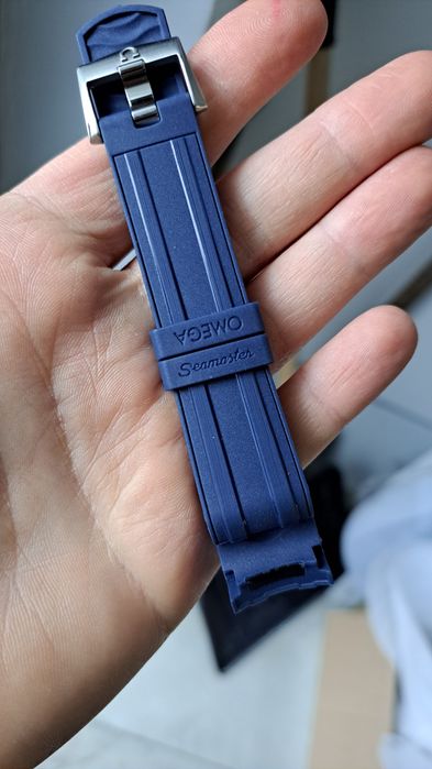 Pasek gumowy, kauczukowy Omega 20 mm Planet Seamaster