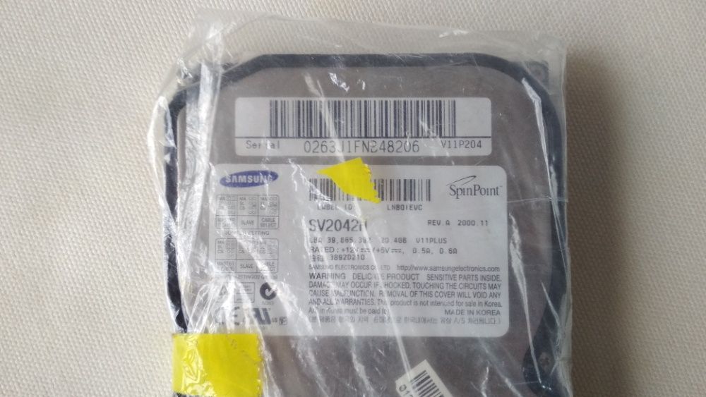 HDD / DISCO - Samsung SpinPoint SV2042H 20.4GB IDE - LER COM ATENCAO64740191810433122