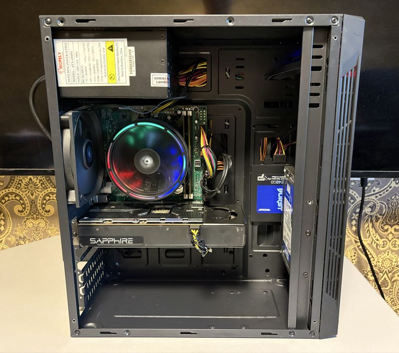 Игровой ситемный блок i3, dd4 8gb, rx470, ssd240, hdd 500