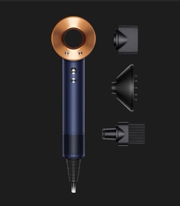 Фен для волосся Dyson Supersonic HD07 Curly+Coily (Prussian Blue/Copper) Новий!