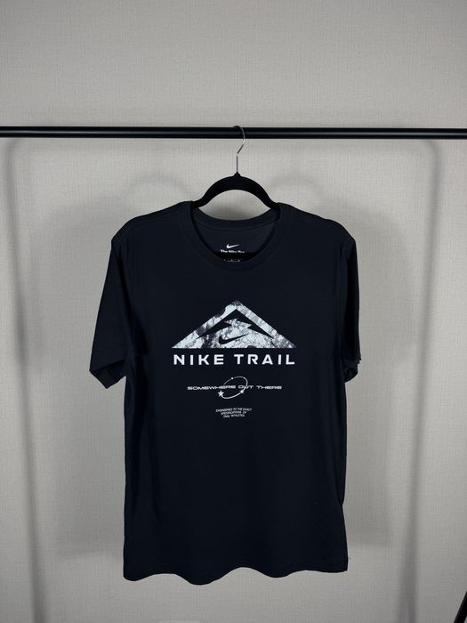 чоловіча бігова футболка Nike Dri-Fit Trail, Nike Trail, ( M )