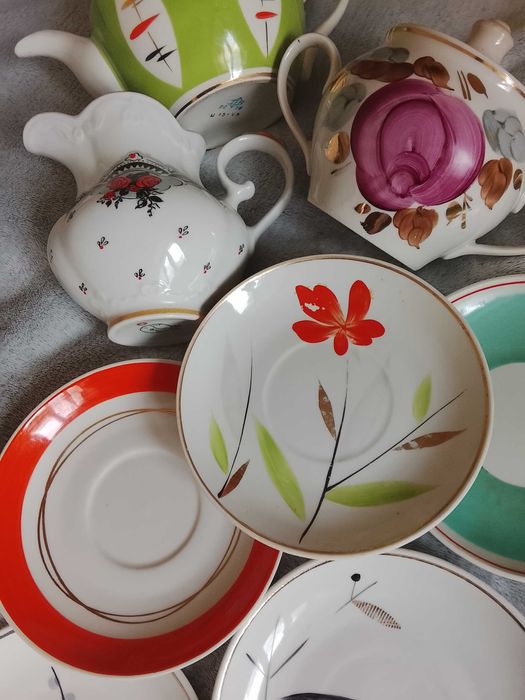 Блюдце Баранівка, кувшин ЛФЗ