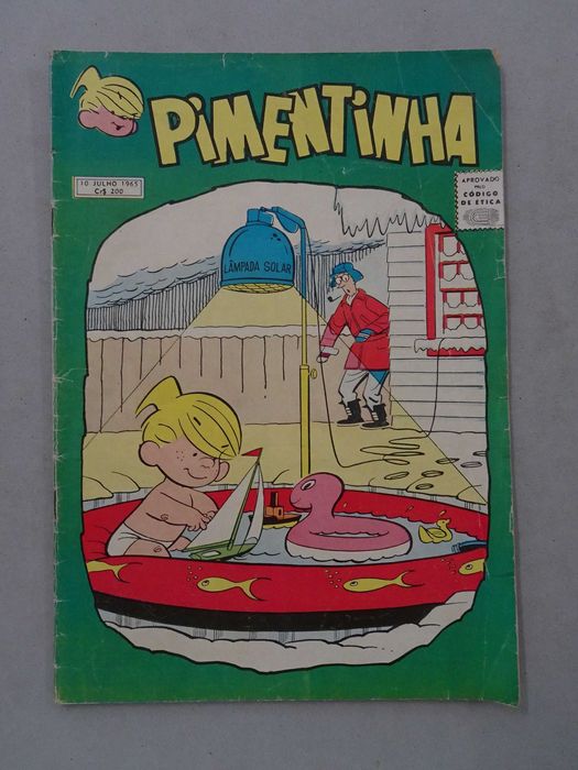 Livro aprovado pelo código de ética Pimentinha - 10 Julho 1965