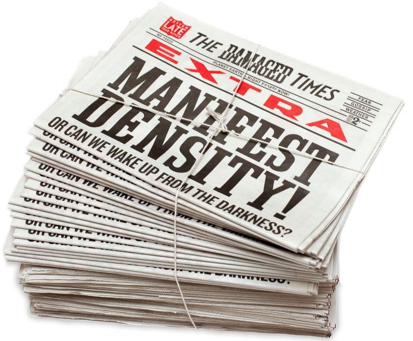 Shepard Fairey - The Damaged Times - Newspaper