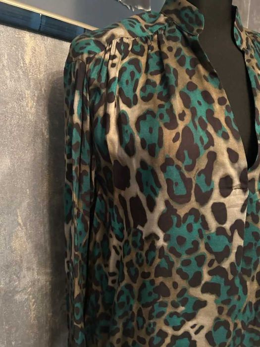 Piękna bluzeczka Pinko -śliczny print pantery  r.38
