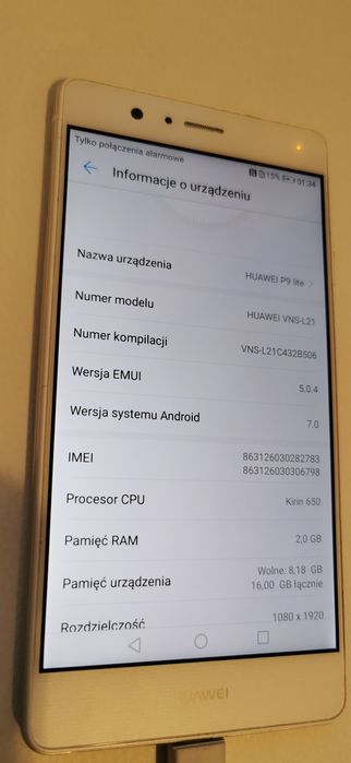 Huawei P9 lite rok 2019