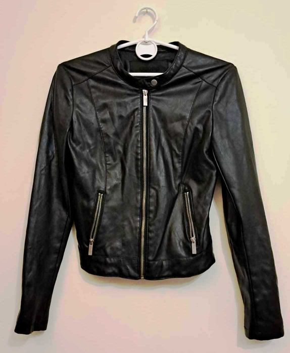 Kurtka Ramoneska, eco skóra - Cropp