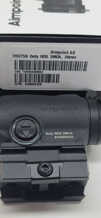 Коллиматорный прицел Aimpoint Duty RDS 2 MOA (200759)
