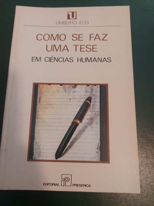 Como se faz uma tese em Ciências Sociais  de Umberto Eco