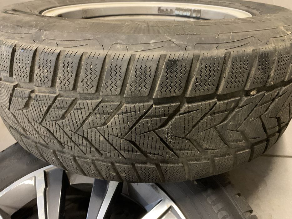 Felgi 5x108 plus opony 215/60 R16 zimowe