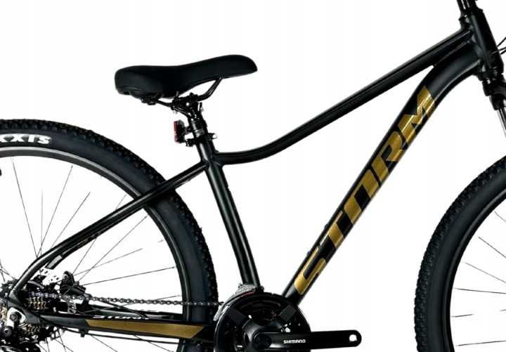 ROWER GÓRSKI MTB STORM SHARK LADY 2.0, 18"(czarno-złoty)