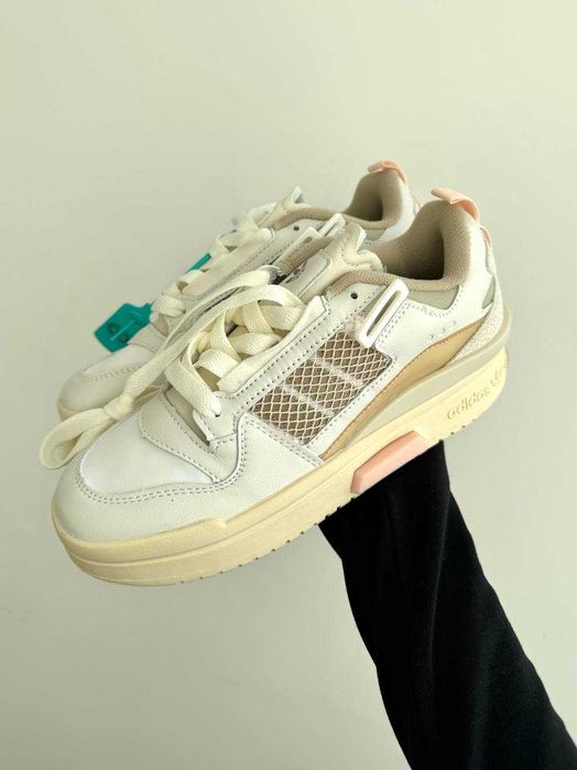 Кросівки Adidas Forum Mod Low Cloud White Crew Yellow premium