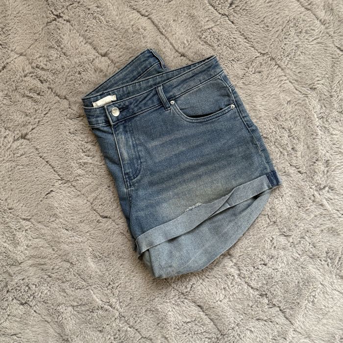 Spodenki jeansowe damskie H&M rozmiar XL niebieskie