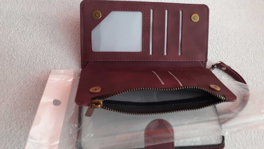 Etui Samsung S9 czerwone wino