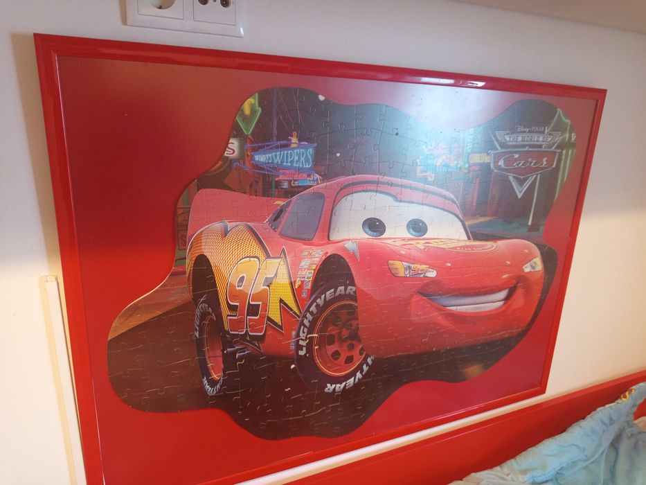 Quadro em puzzle faisca