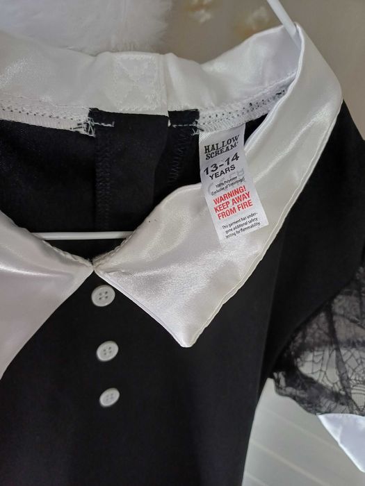 Підліткове маскарадне плаття сукня наряд костюм Венздей 13-14 років