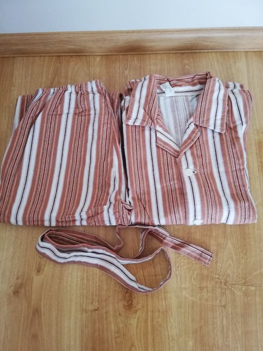 Nowa piżama męska flanelowa roz S /M - PRL