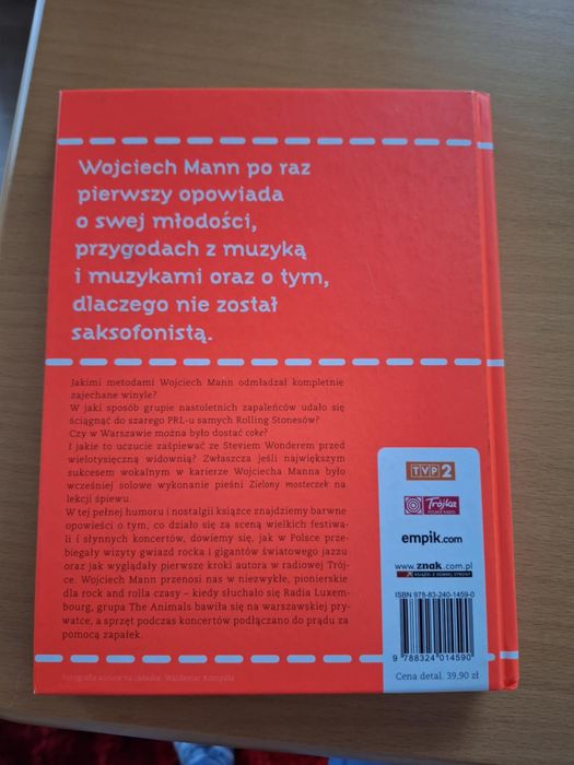 Ksiażka Rock Mann Wojciech Mamn