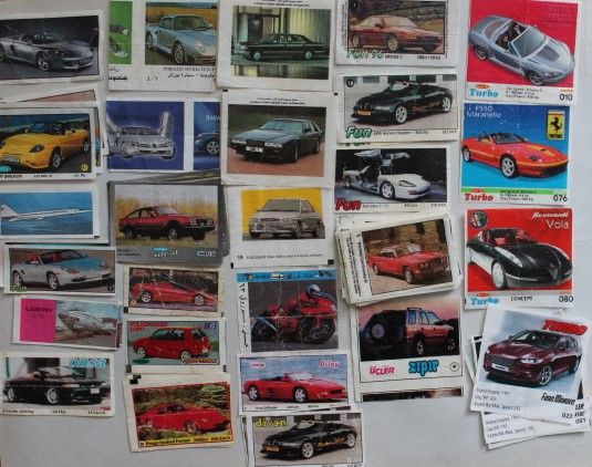 Вкладыши фантики и наклейки от жевательной резинки