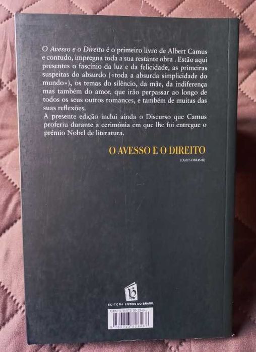 O Avesso e o Direito - Albert Camus