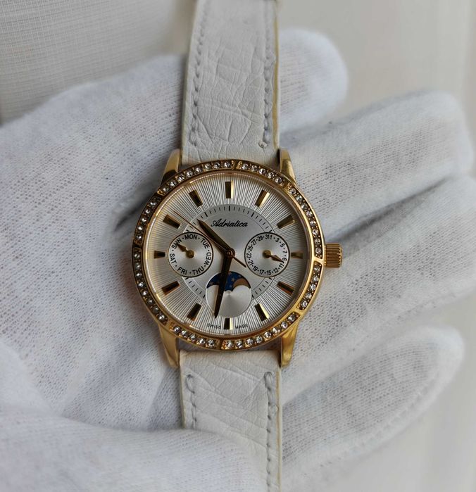 Жіночий годинник JBW JB-6210 Diamond 38mm Chronograph