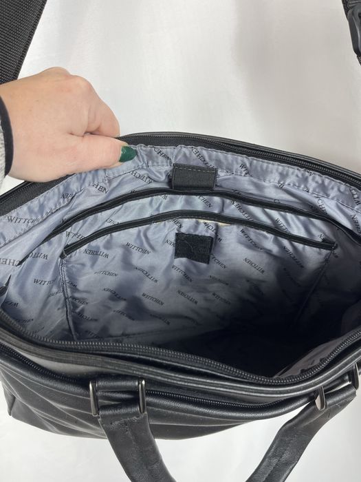 Aktówka torba na laptopa czarna skorzana Wittchen damska