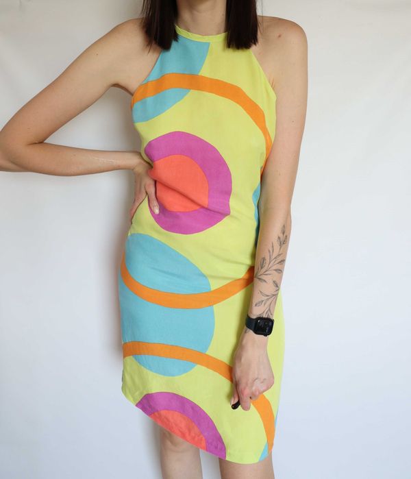 Nowa sukienka Next 100% cupro L