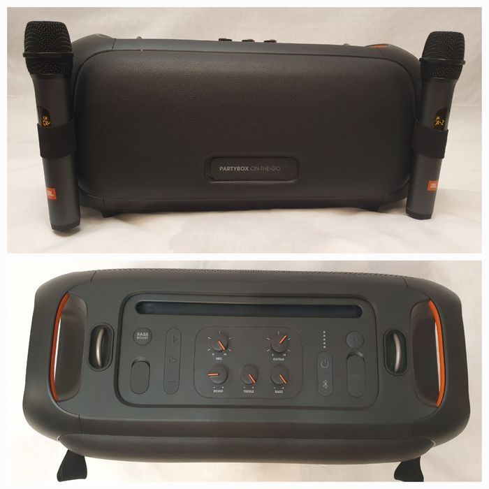 Колонка JBL PartyBox On The Go Bluetooth мікрофон сабвуфер акустика