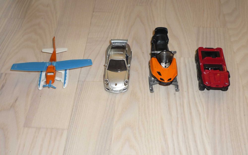 Samochody Pojazdy Siku Samolot Skuter ZESTAW