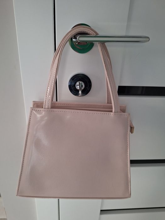 Torebka damska pudrowy róż