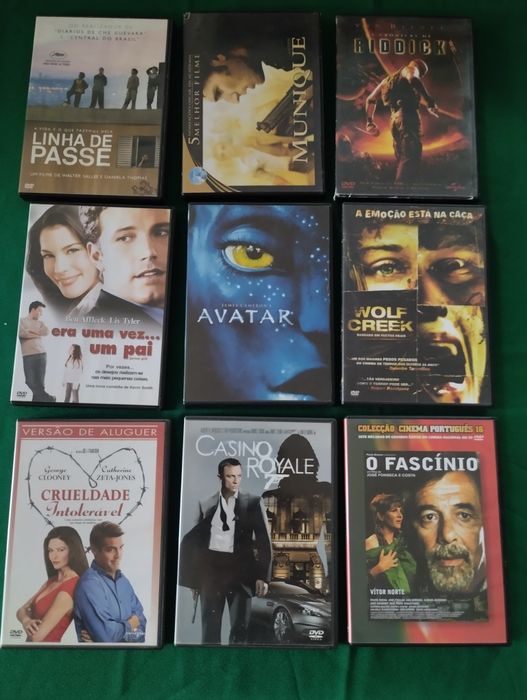 Vários Filmes para venda em DVD