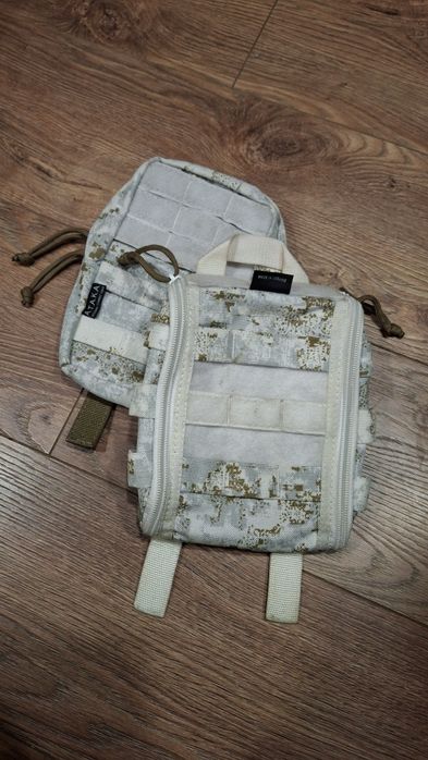 Аптечка військова білий медичний підсумок ATAKA  камуфляж Зимовий