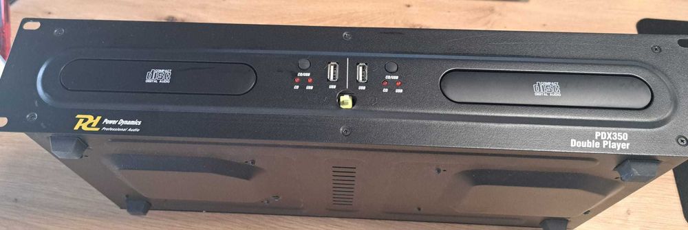 Podwójny odtwarzacz CD MP3 USB Power Dynamics PDX350