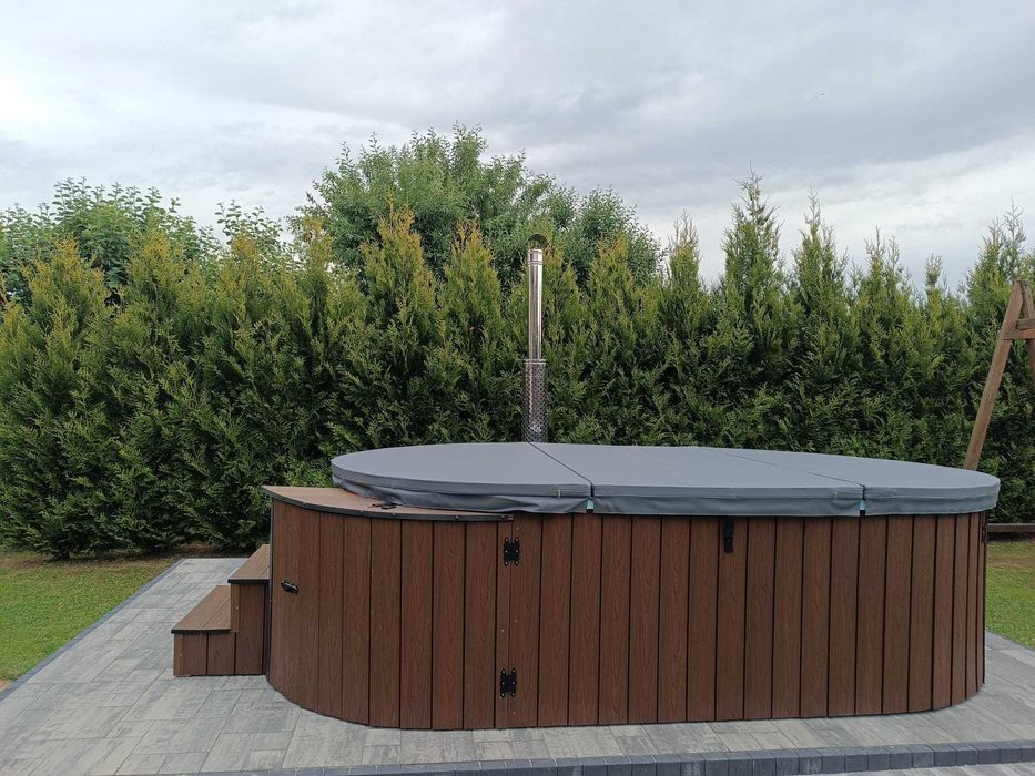 Basen Wolnostojący LAVA Pool, pełne wyposażenie Balia Jacuzzi Dostępne