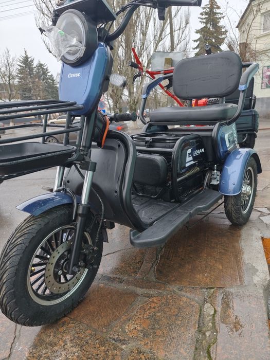 Електричний трицикл Corso Logan ! хіт продажів!Доставка!