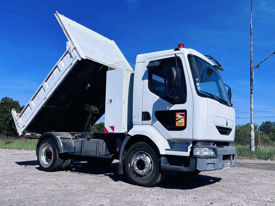 Renault Midlum wywrotka kiper 15T DMC klimatyzacja nowe opony 4x2 210KM 6 cylindrów