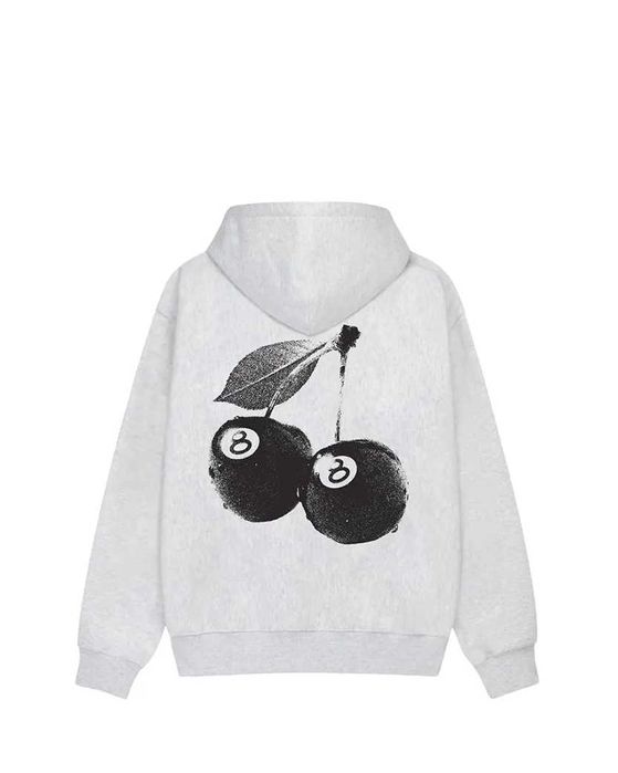 Худі STUSSY Cherries Hoodie Ash Heather