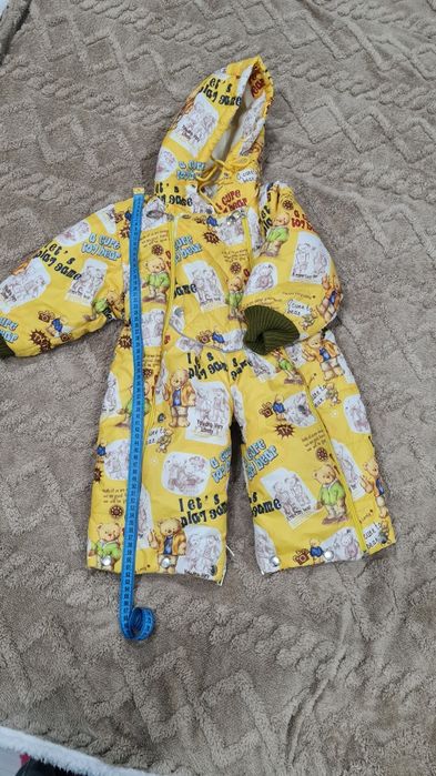 Дитячий зимовий комбінезон для дівчинки 1-2 роки