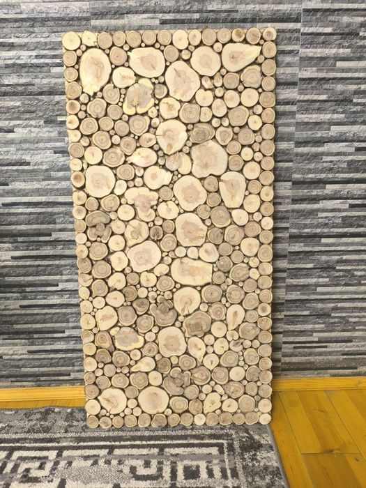 Панель можжевельника спили декор для бані