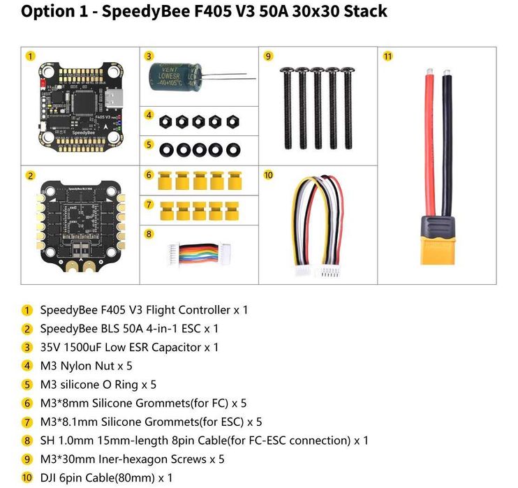 Полетный контроллер SpeedyBee F405 V3 с регулятором скорости