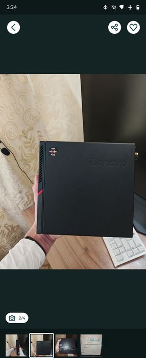 мини пк ThinkCentre m715q 8/500gb